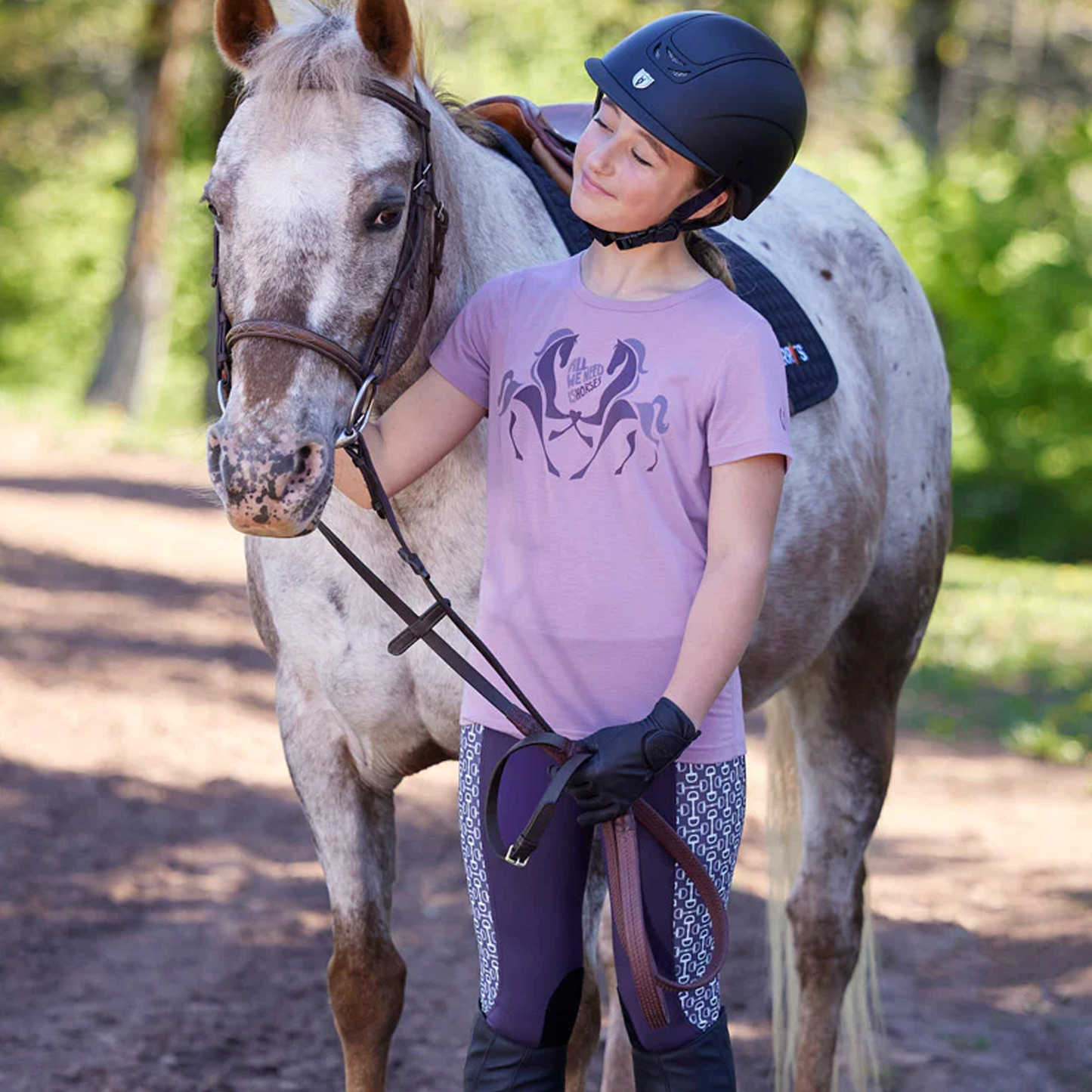 Kids Performance Knee Patch Riding Tight