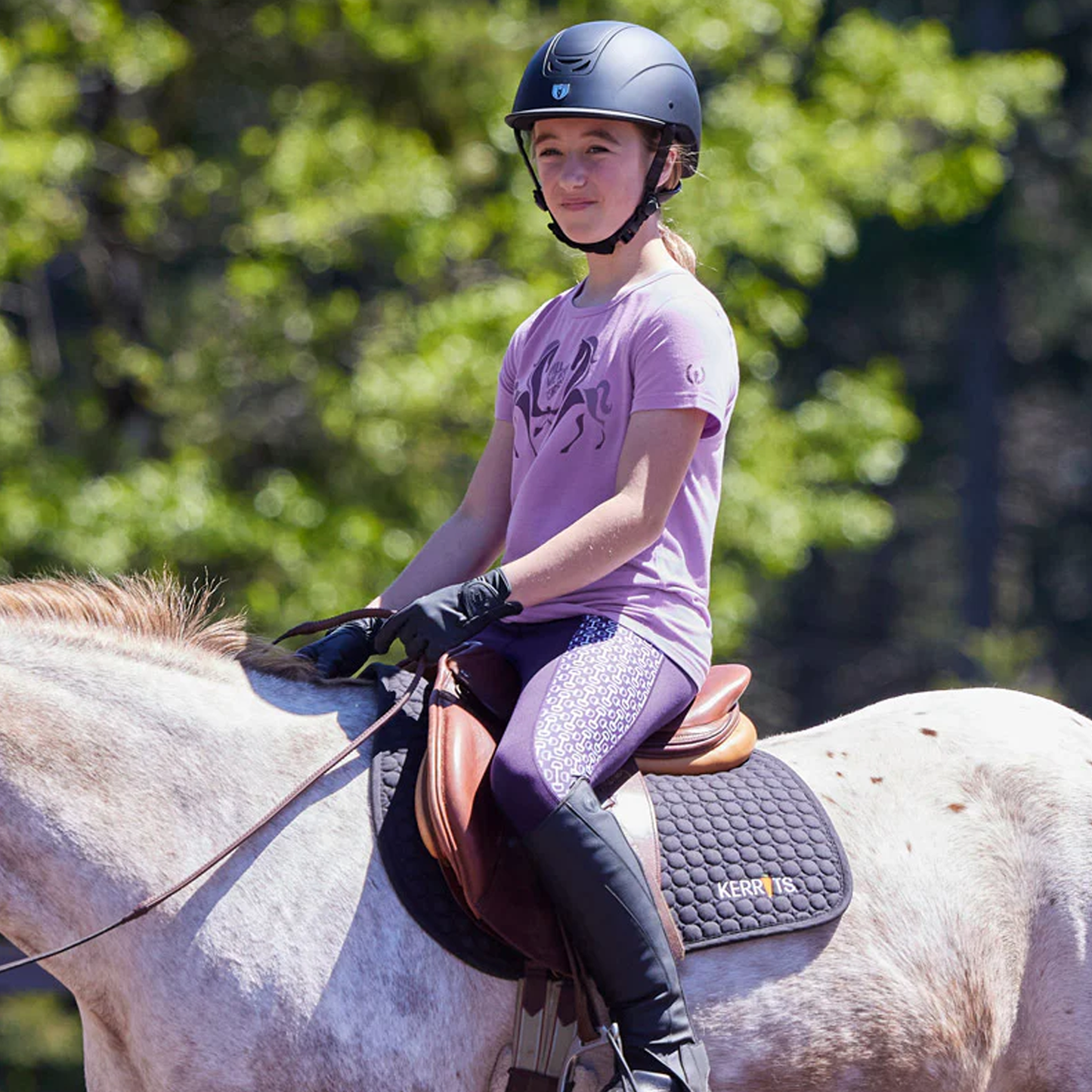 Kids Performance Knee Patch Riding Tight