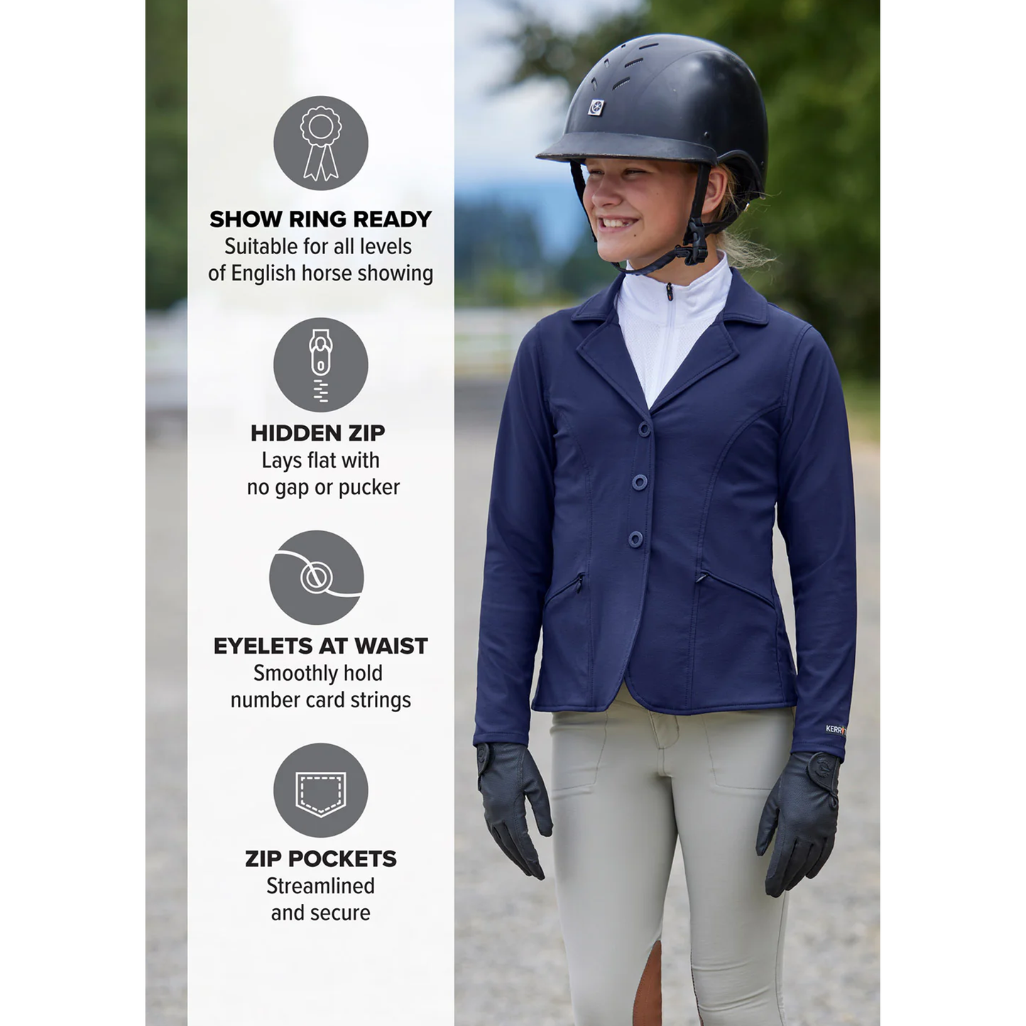 Kids Stretch Competitor Show Coat