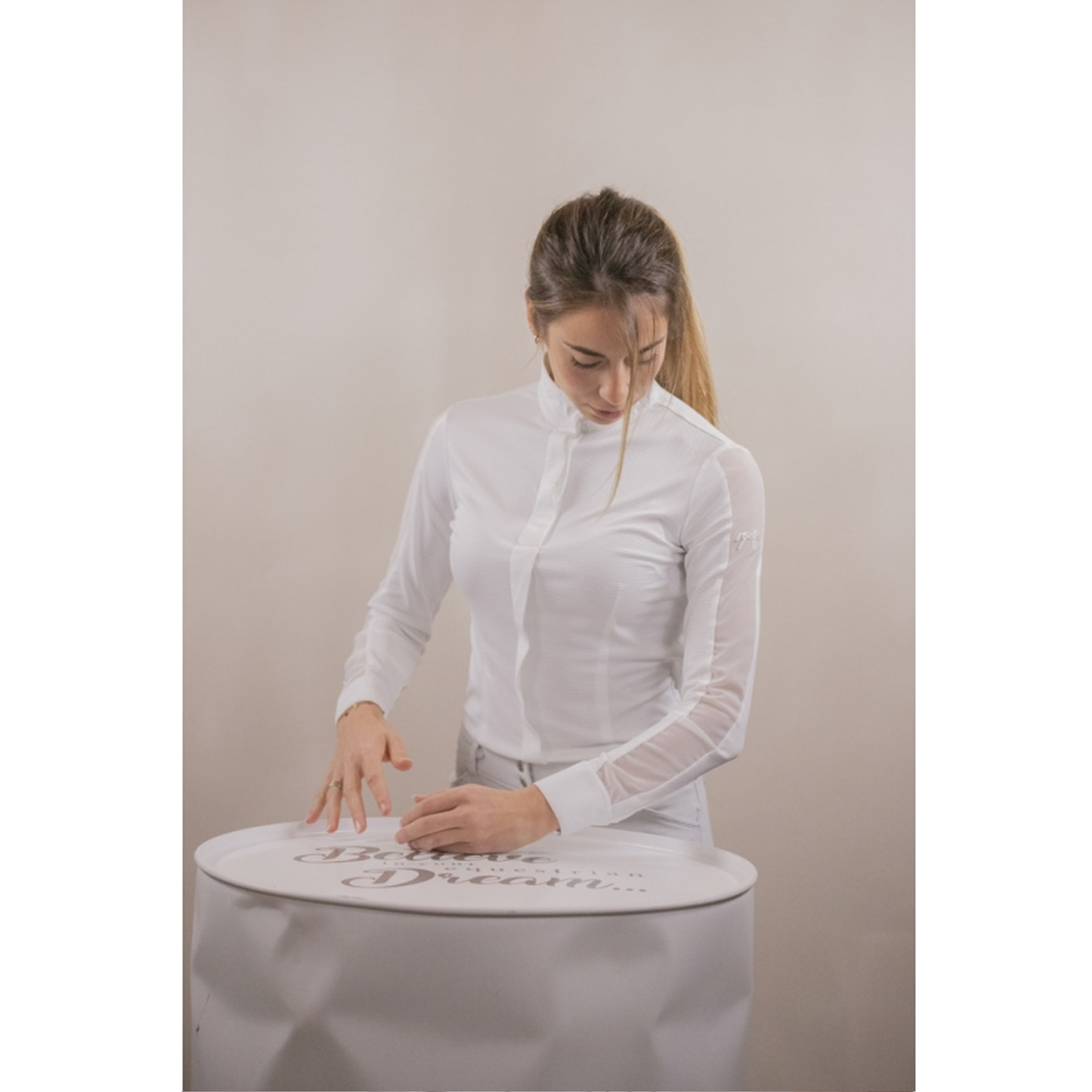 Long Sleeve Las Honey Show Polo Shirt