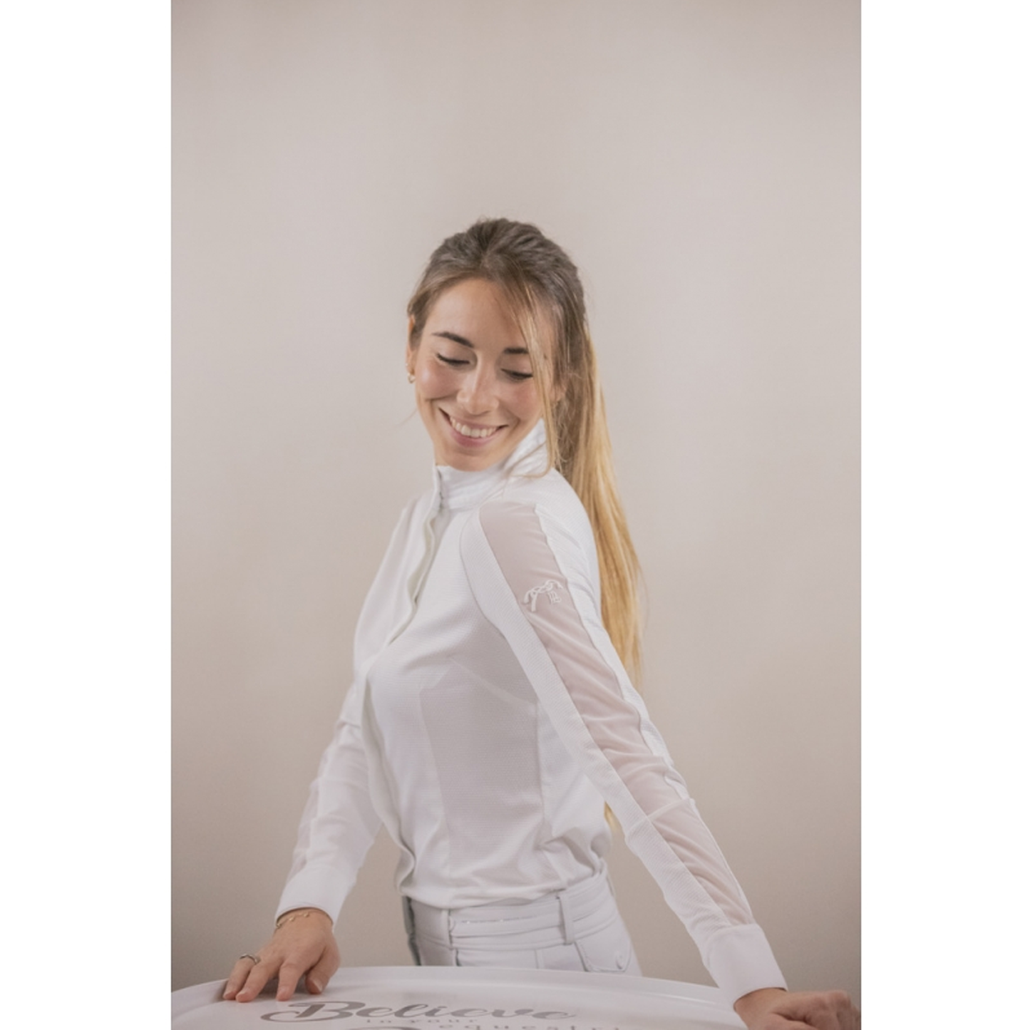 Long Sleeve Las Honey Show Polo Shirt
