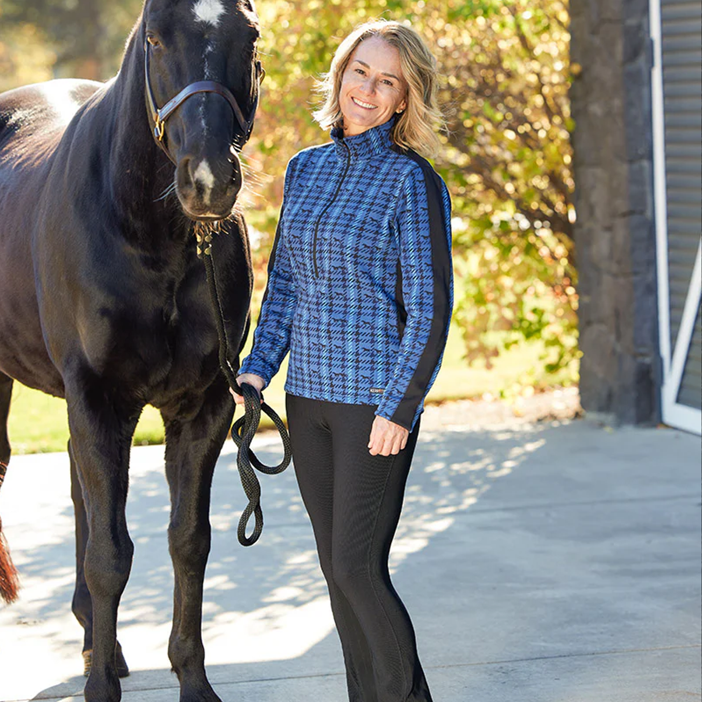 Microcord Extended Knee Patch Bootcut Riding Pant