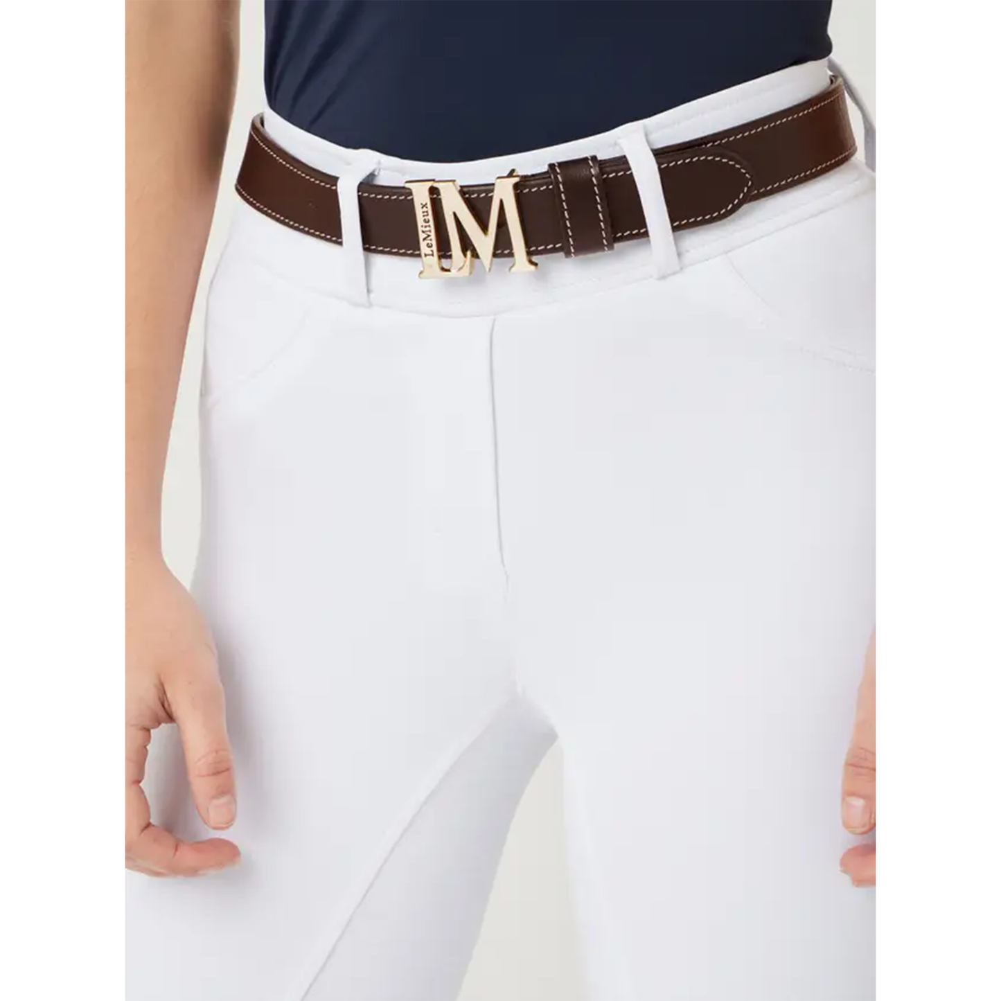 Monogram Belt Black