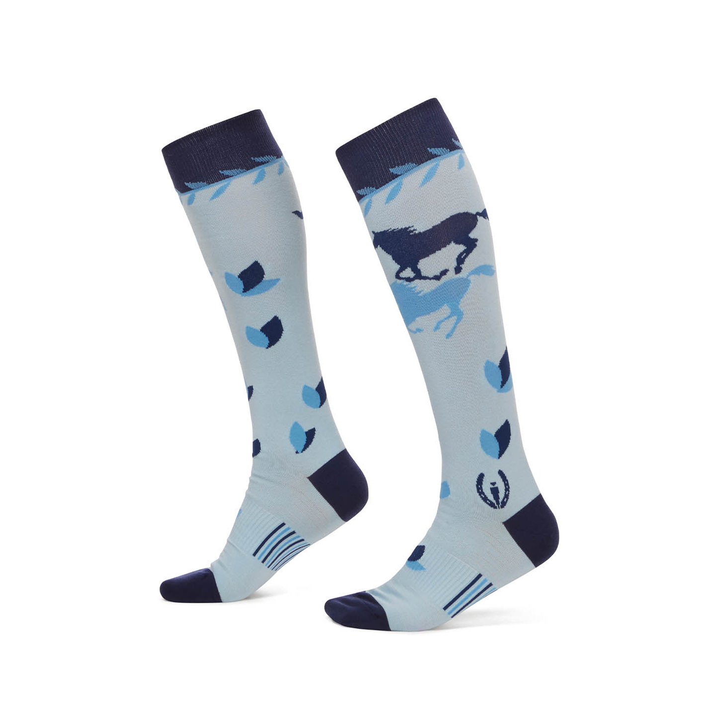 On the Double Knee-Hi Riding Socks