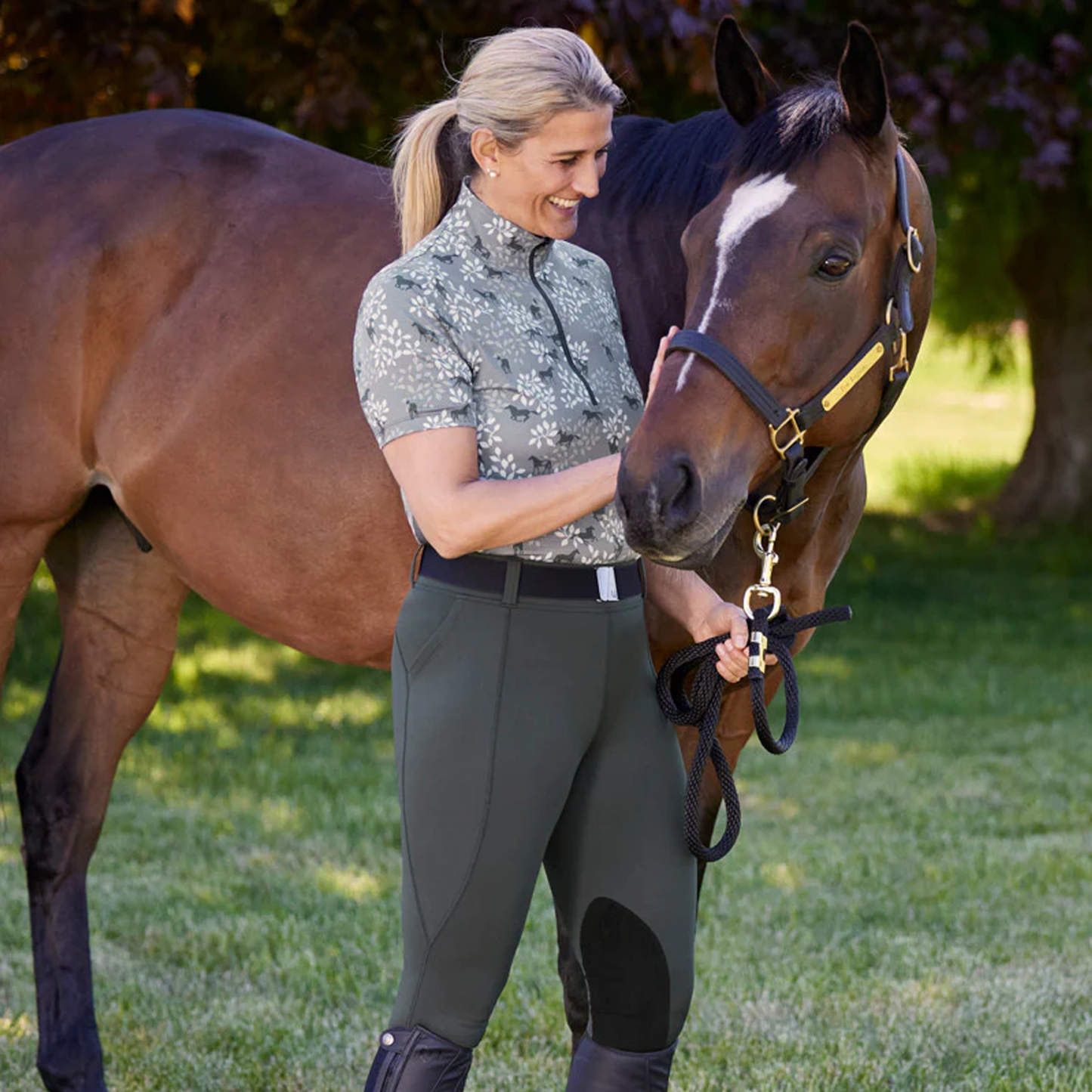 Performance Knee Patch Pocket Riding Tight