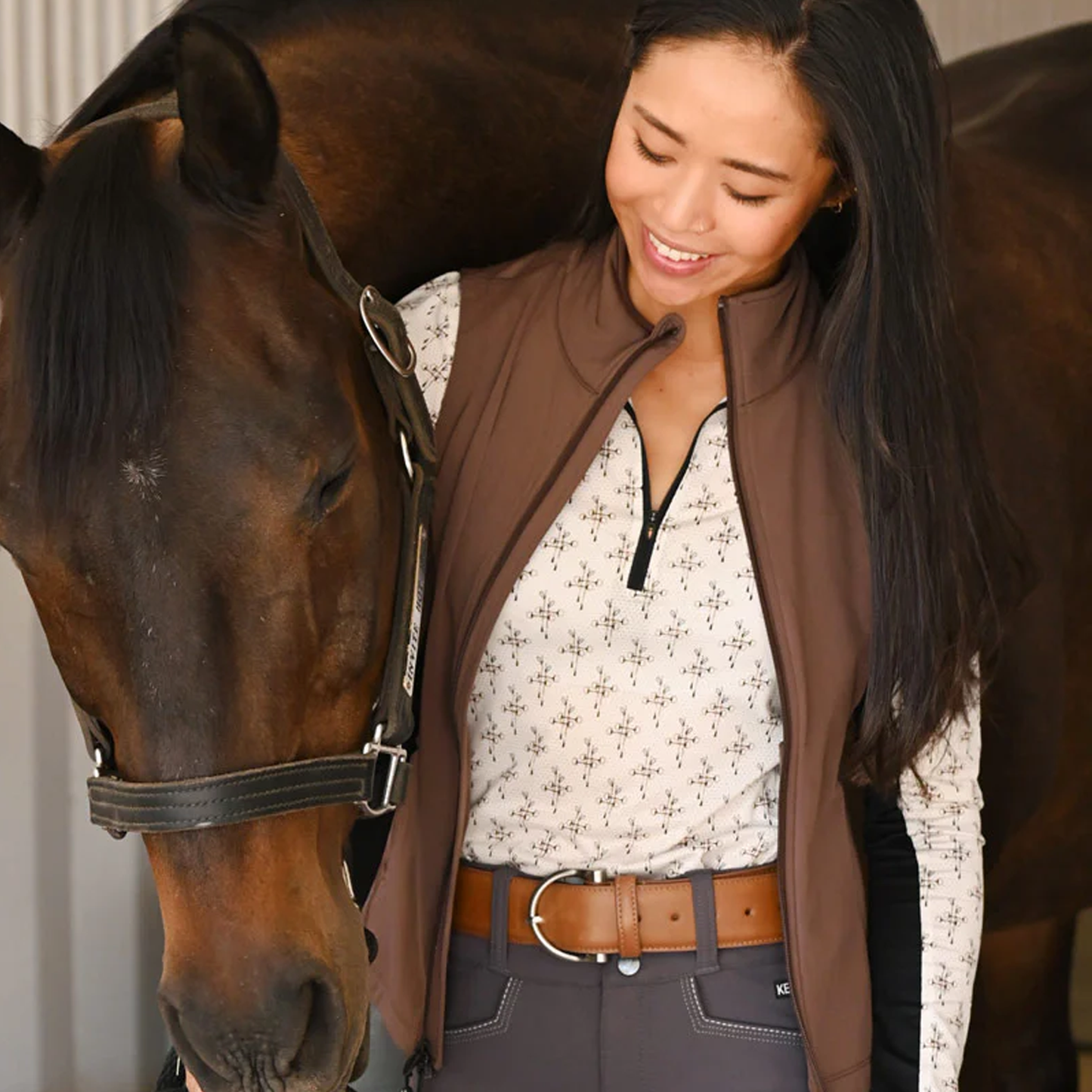 Simple D Equestrian Leather Belt
