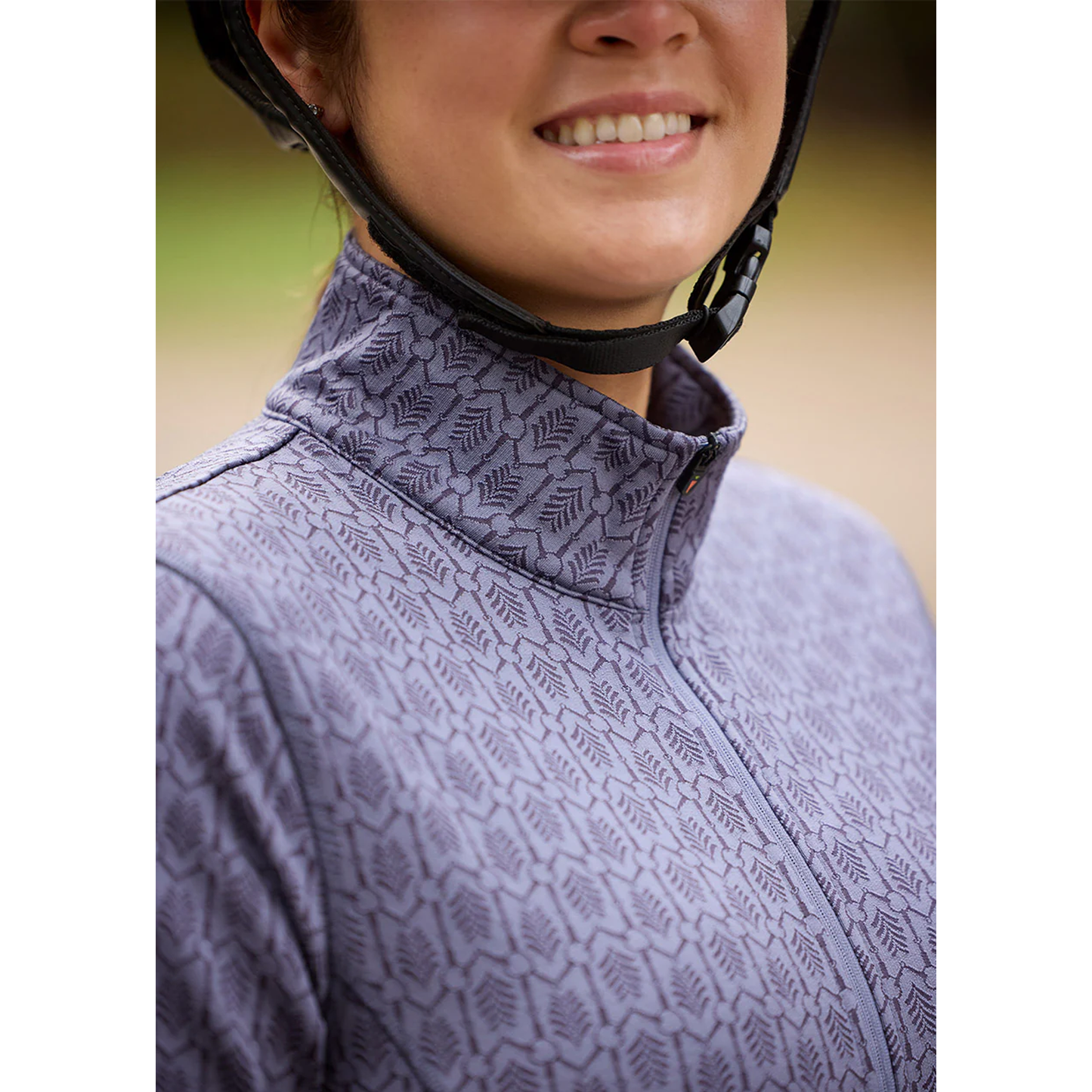 Snaffle Links Fleece Half Zip Top