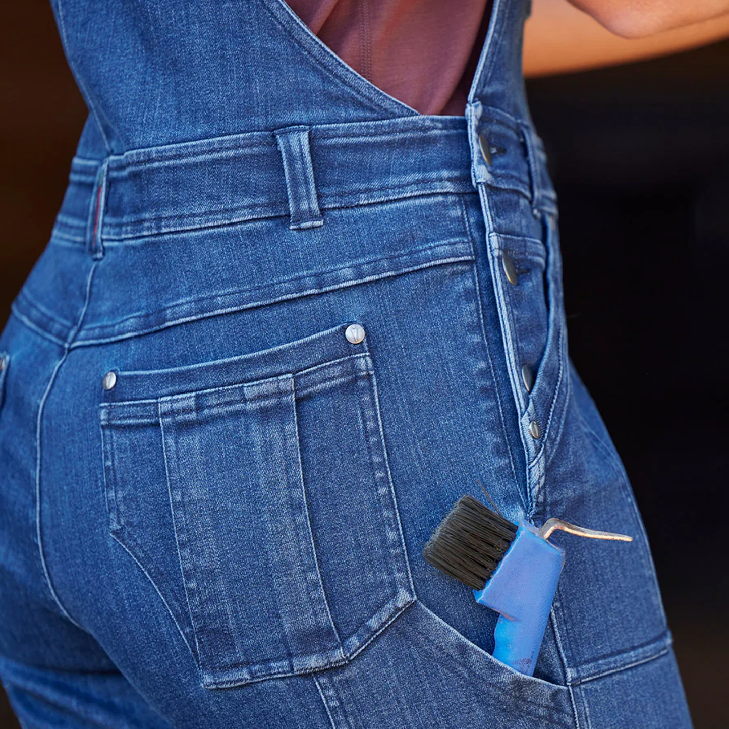 Stable Hand Stretch Denim Barn Overalls