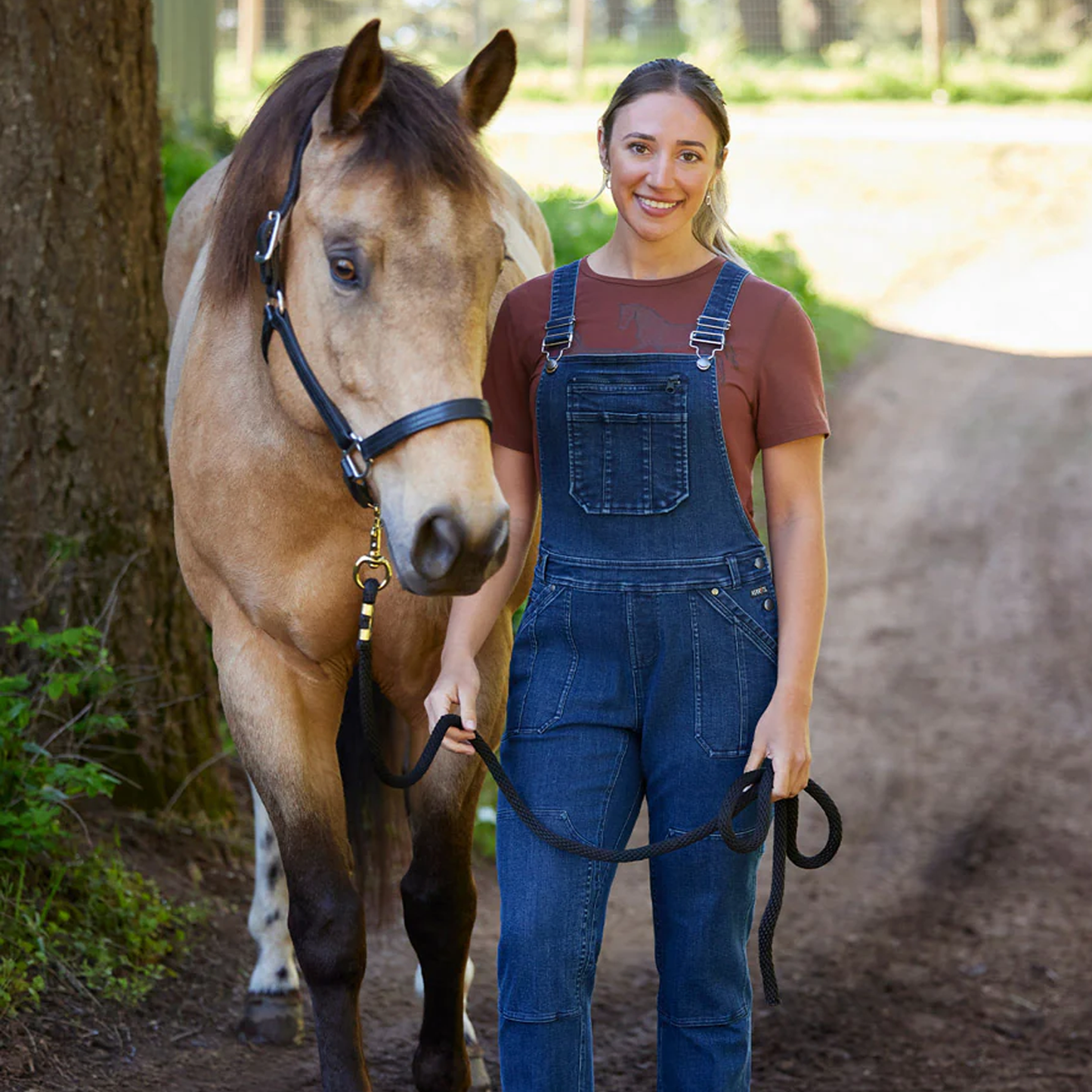 Stable Hand Stretch Denim Barn Overalls