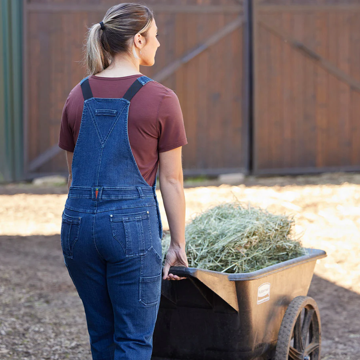 Stable Hand Stretch Denim Barn Overalls
