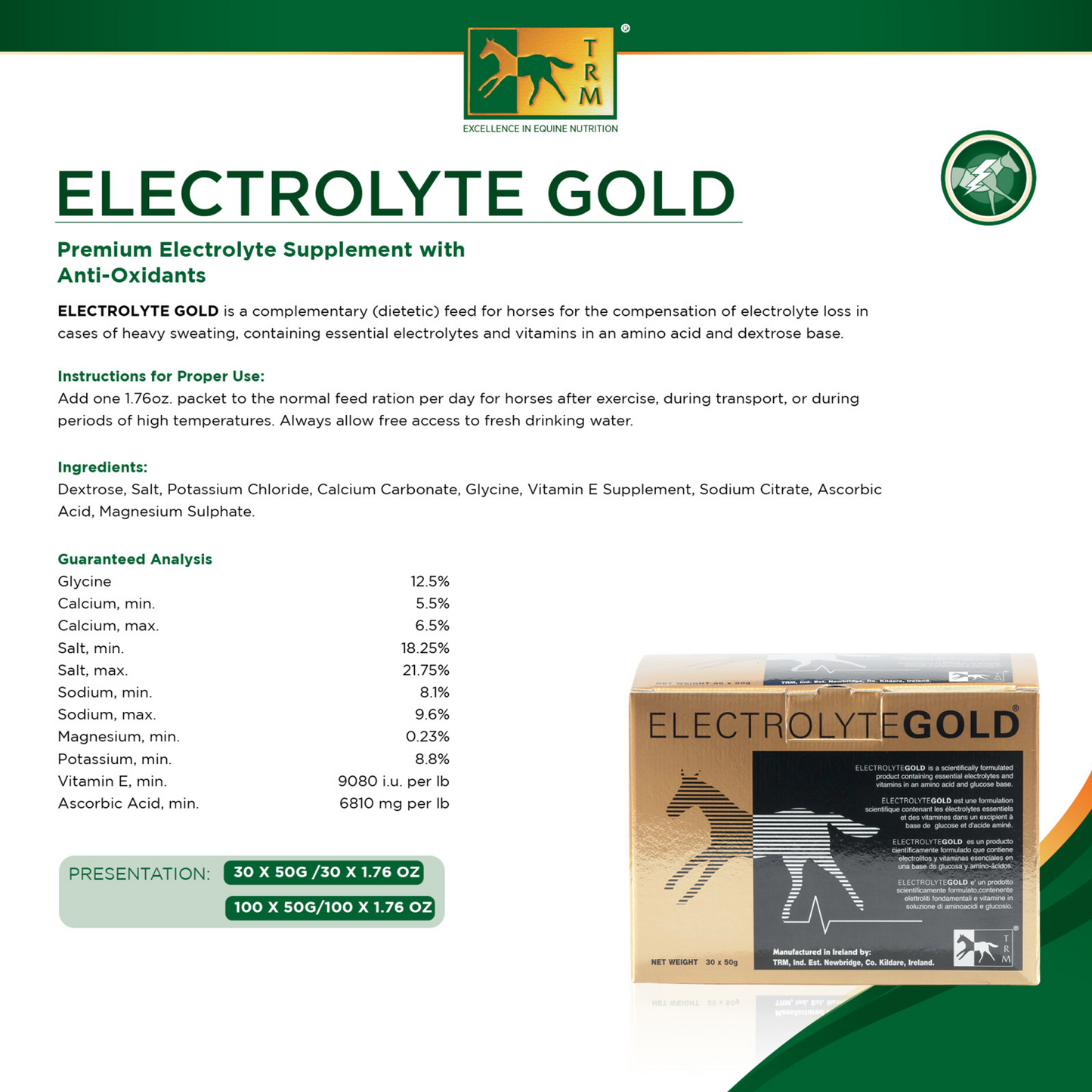 TRM Electrolyte Gold