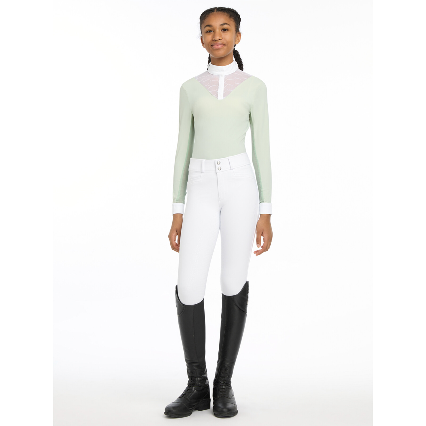 Young Rider Eva Long Sleeve Show Shirt