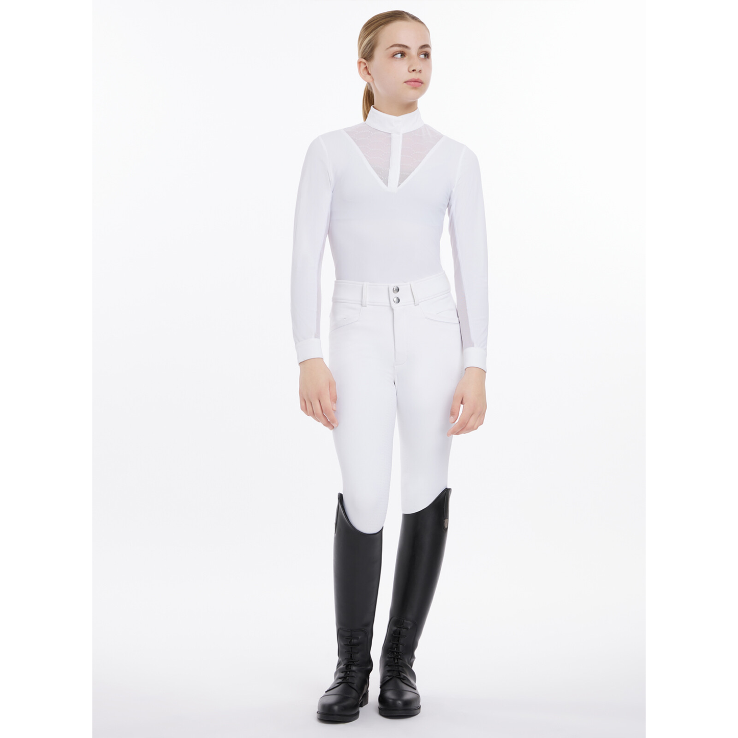 Young Rider Eva Long Sleeve Show Shirt