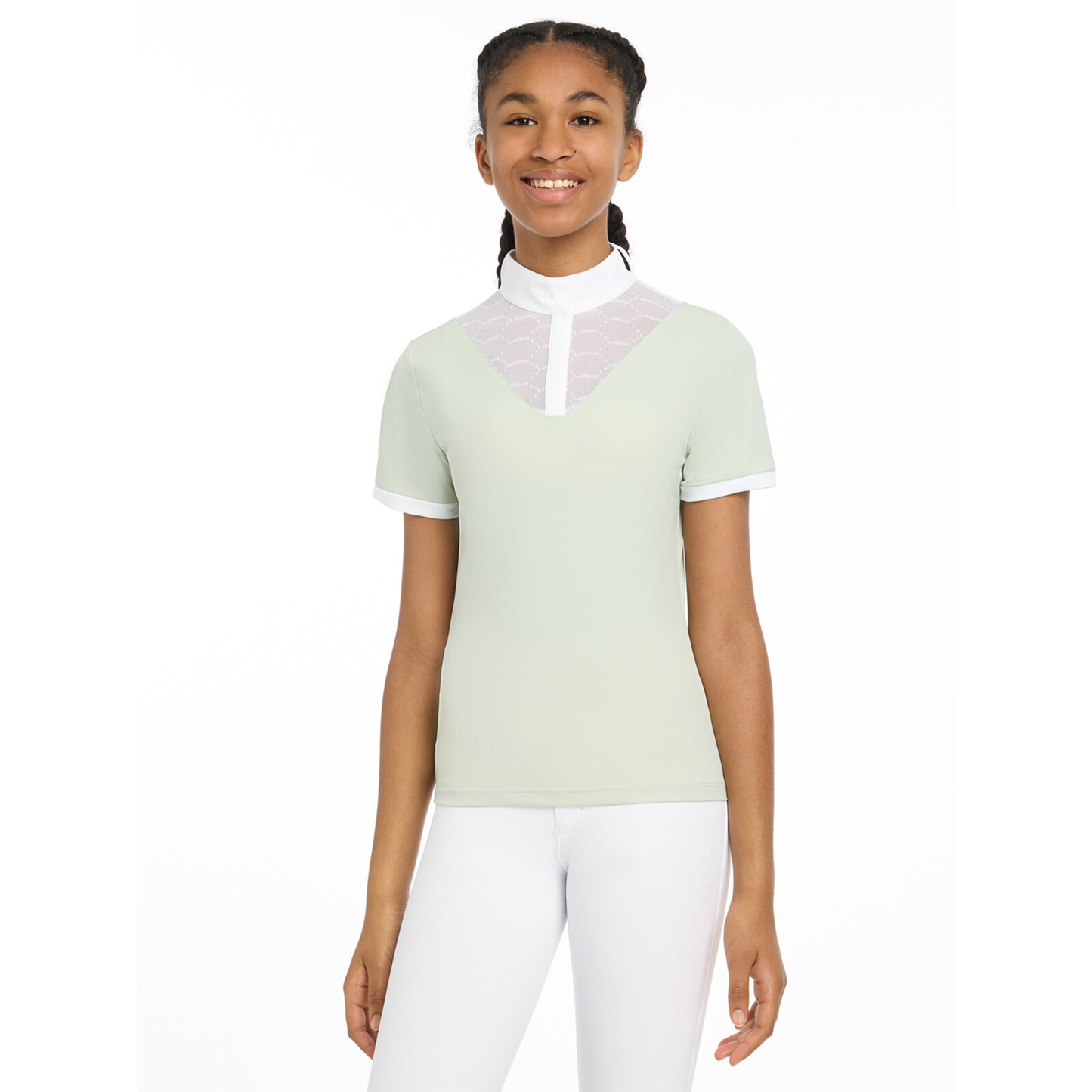 Young Rider Eva Short Sleeve Show Shirt