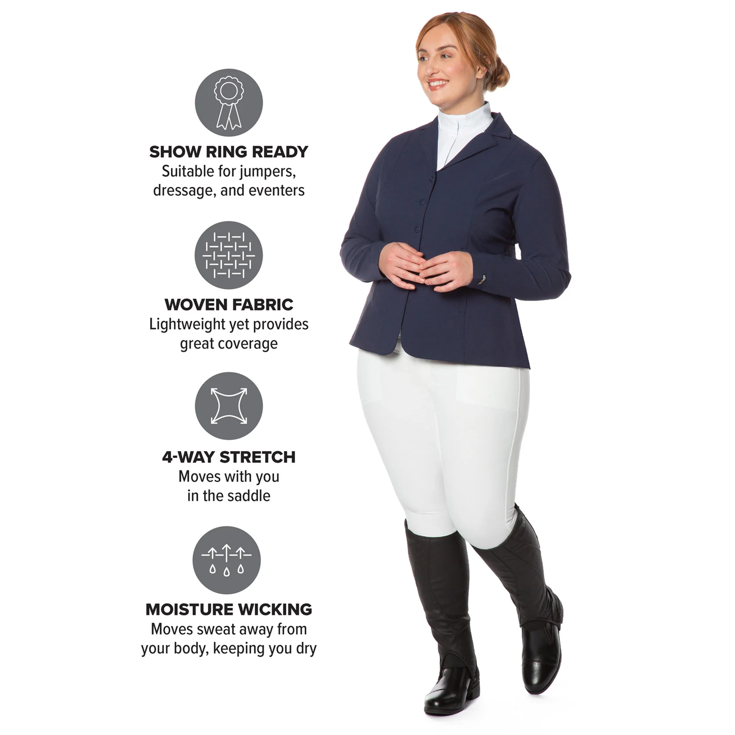 Crossover Petite II Knee Patch Riding Breech