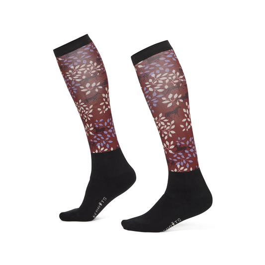 Dual Print Zone Equestrian Boot Socks