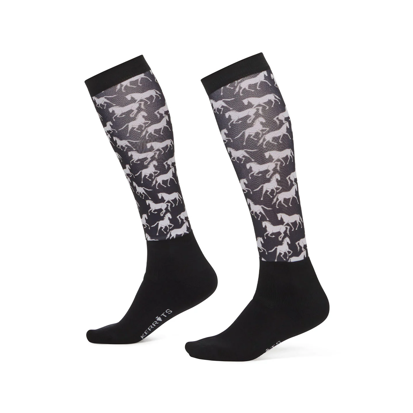 Kids Dual Print Zone Equestrian Boot Socks