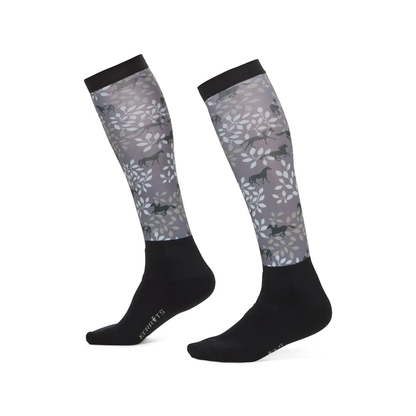 Dual Print Zone Equestrian Boot Socks