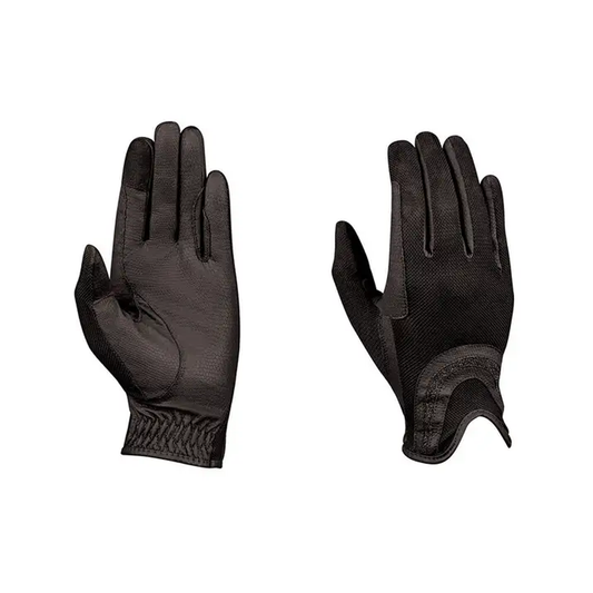 Dublin Pull On Glitter Mesh Back Riding Gloves