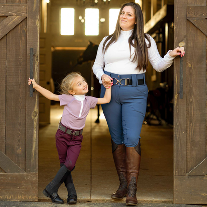 Kids Greta Silicone Knee Patch Breeches