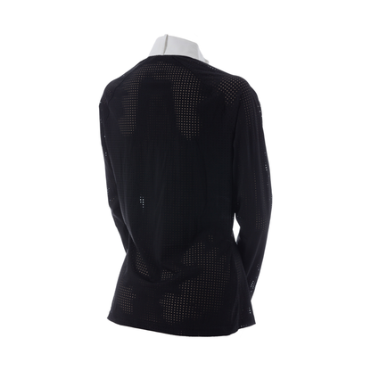 Sara Perforated Long Sleeved Show Shirt