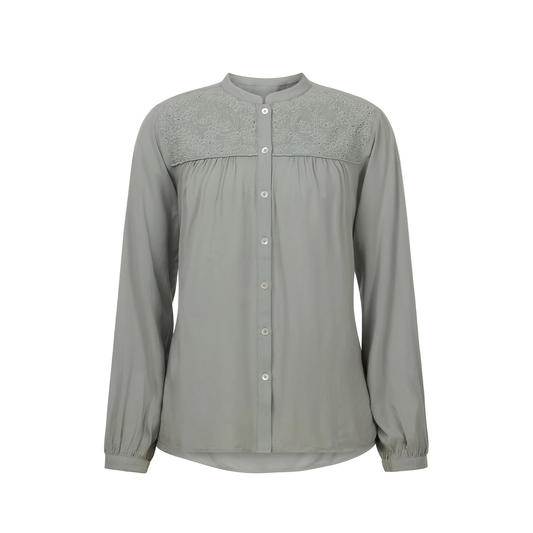 Hollyhocks & Horseshoes Blouse