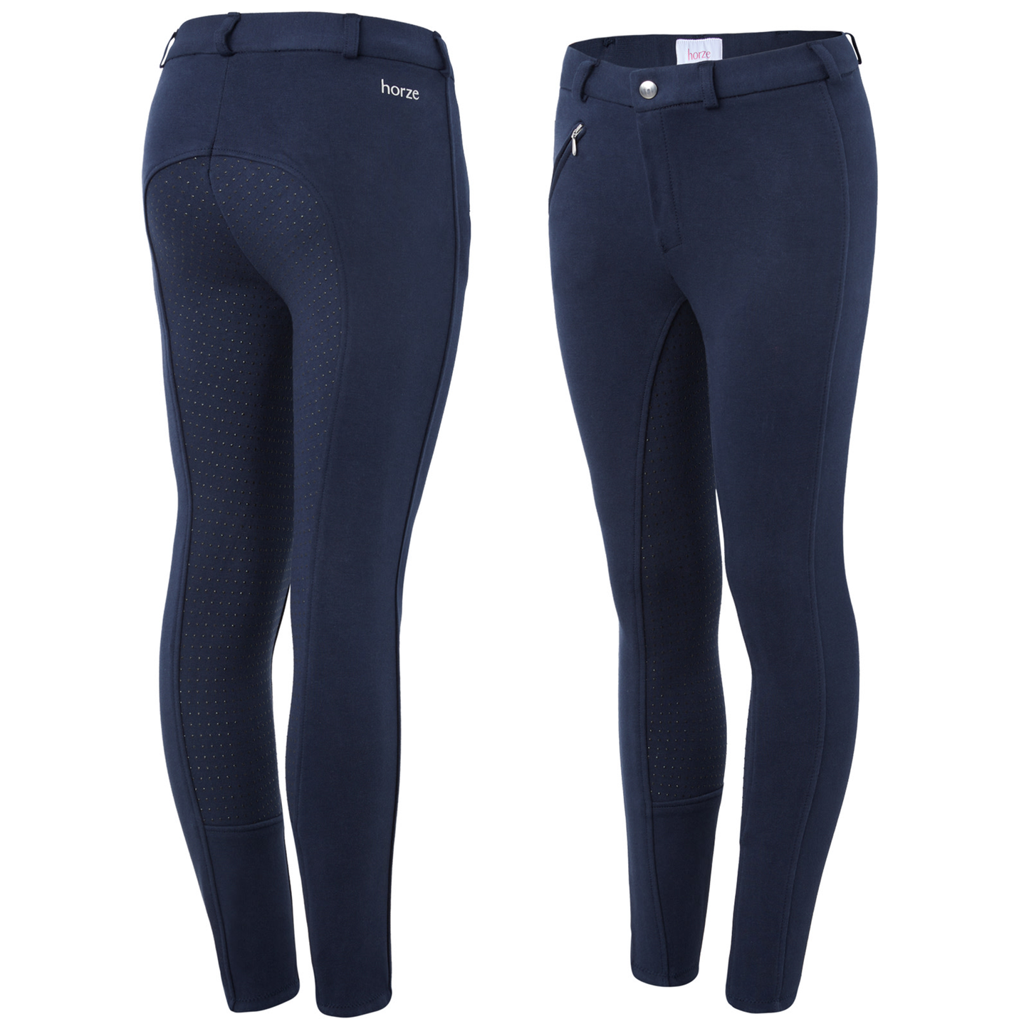 Kids Horze Active Silicone Full Seat Breeches
