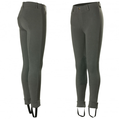 Kids Horze Nora Pull On Knee Patch Jodhpur Breeches