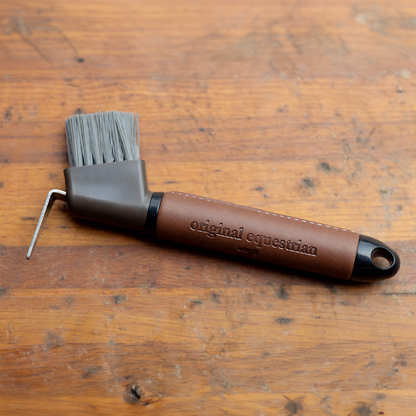 Horze Maddox Leather Handle Hoof Pick