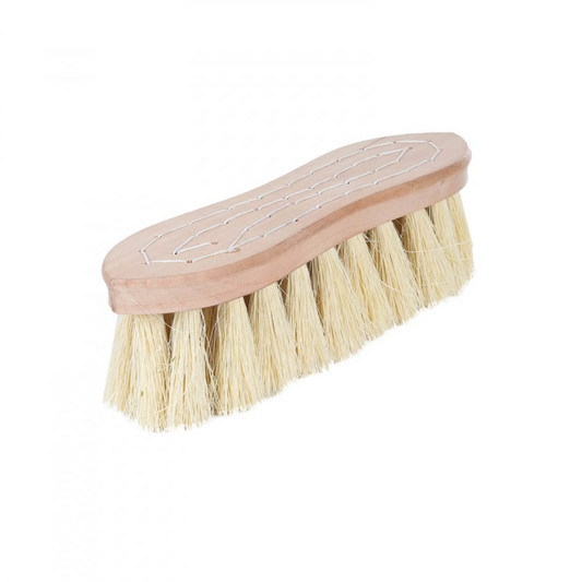 Horze Wood Back Hard Brush w/ Natural Bristles