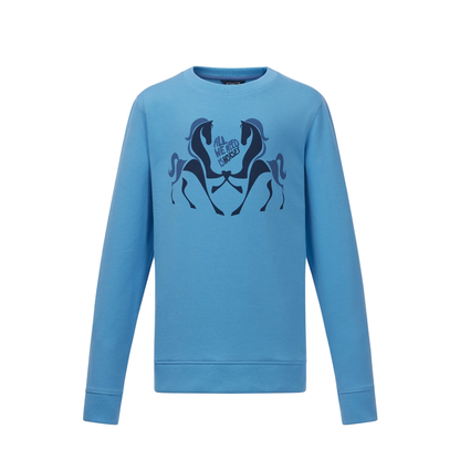 Kids All We Need Is Horses Sweatshirt