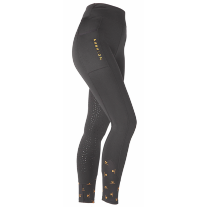 Kids Aubrion Porter Winter Riding Tights