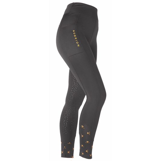 Kids Aubrion Porter Winter Riding Tights