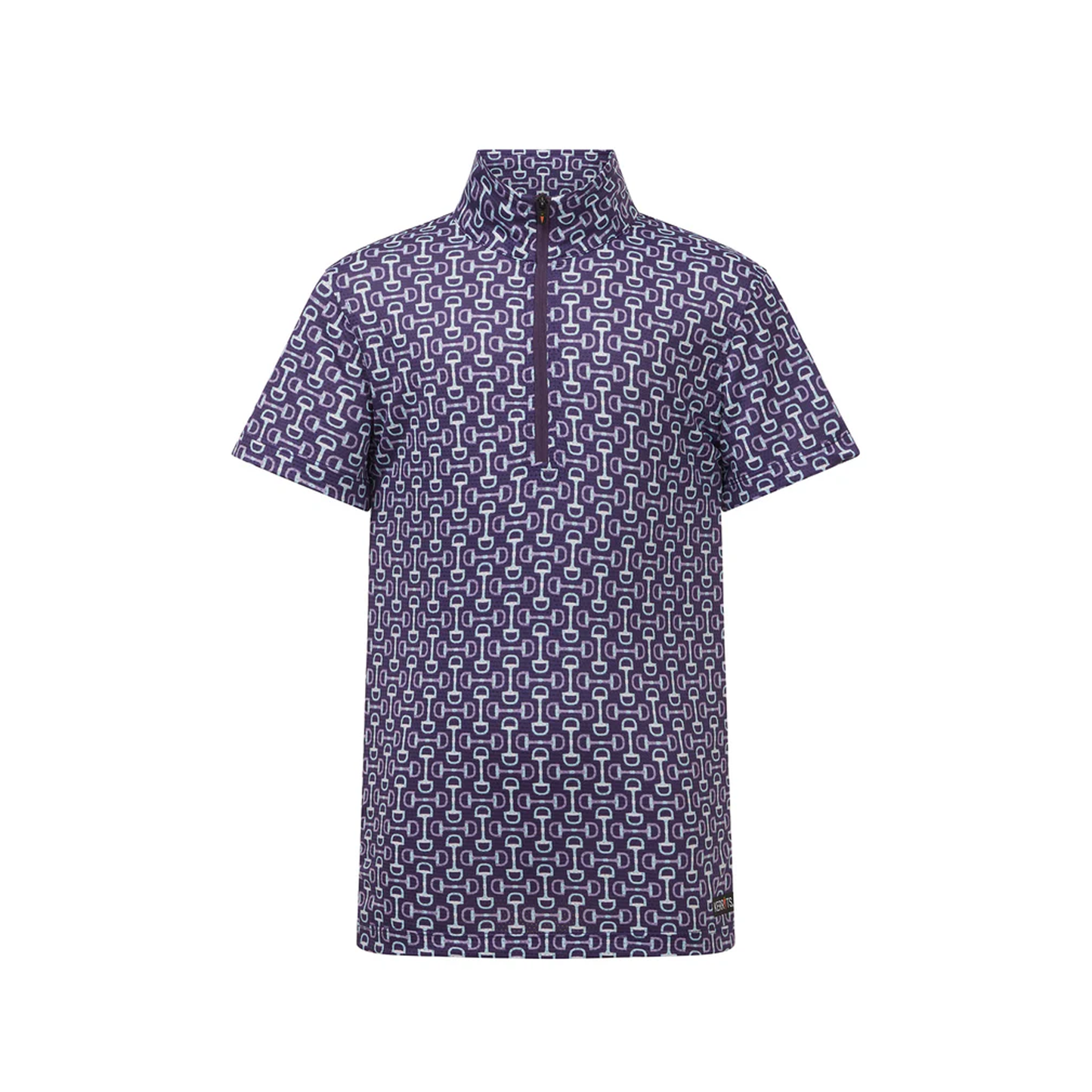 Kids Breeze Ice Fil Short Sleeve Riding Shirt