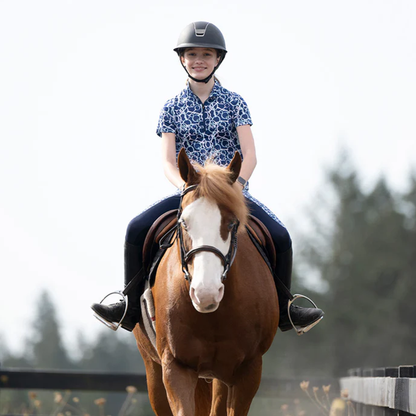 Kids Breeze Ice Fil Short Sleeve Riding Shirt