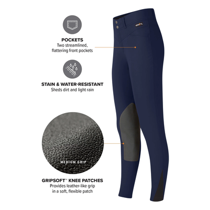 Kids Crossover II Knee Patch Riding Breech