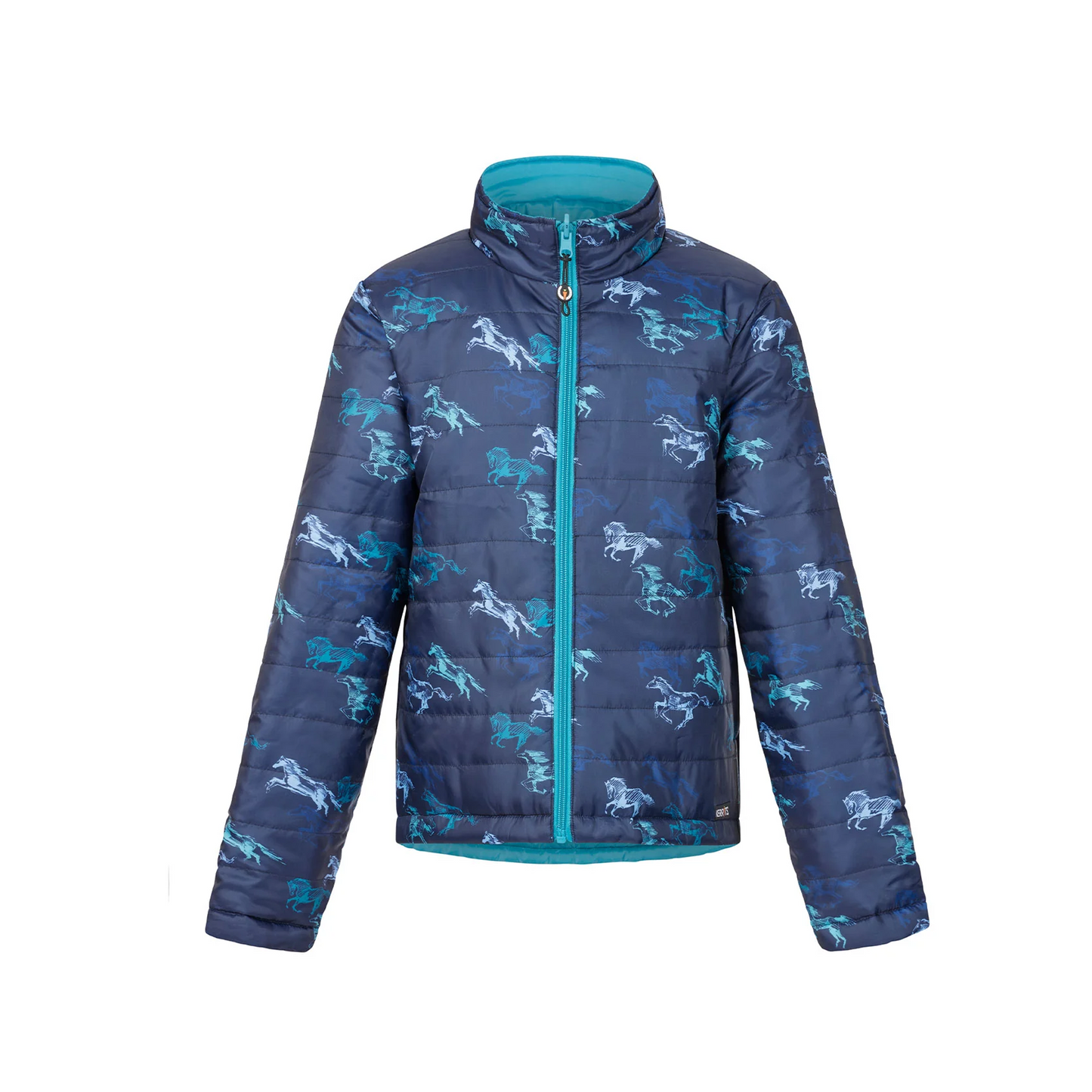Kids Pony Tracks Reversible Quilted Riding Jacket