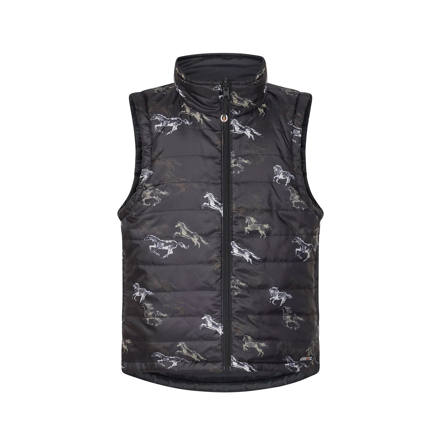 Kids Pony Tracks Reversible Quilted Riding Vest