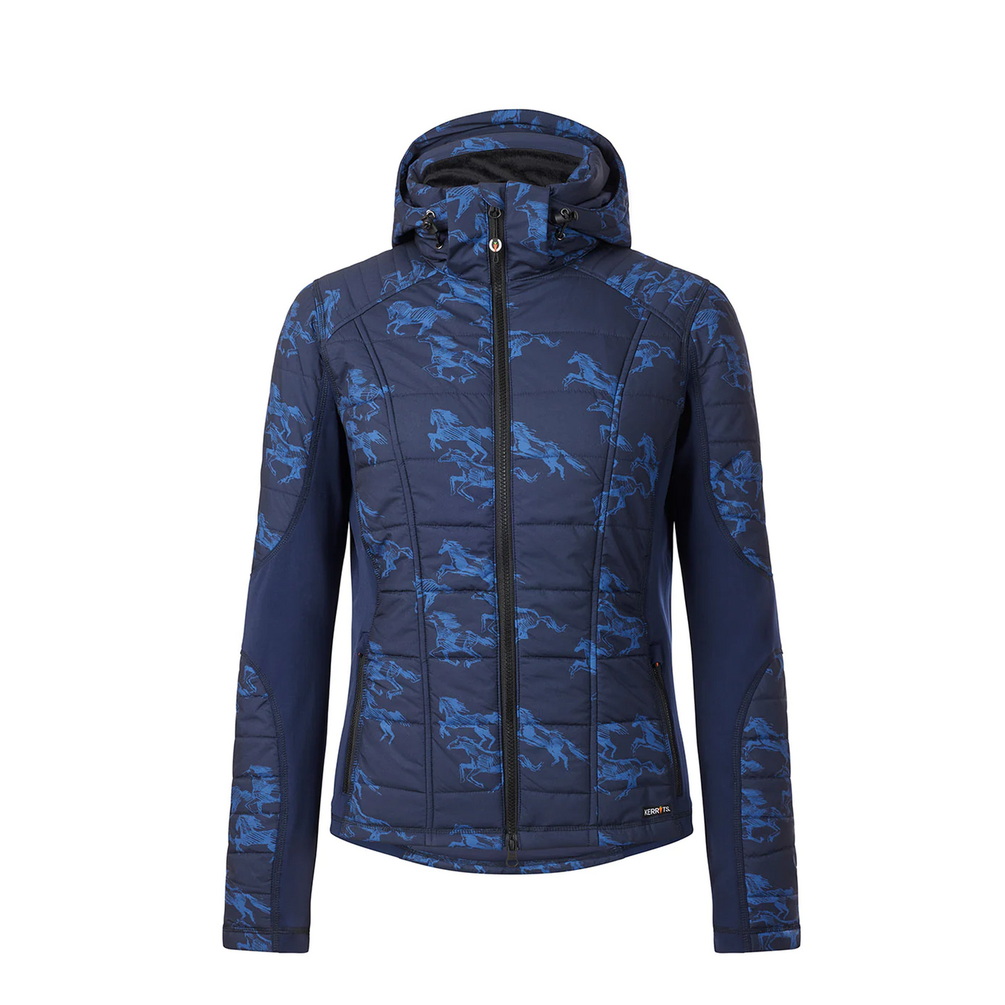 Light & Lofty Quilted Print Riding Jacket