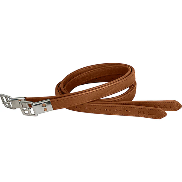 Marcel Toulouse 1" Cognac Double Leather Stirrup Leathers