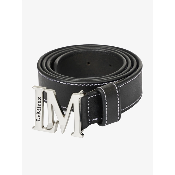 Monogram Belt Black