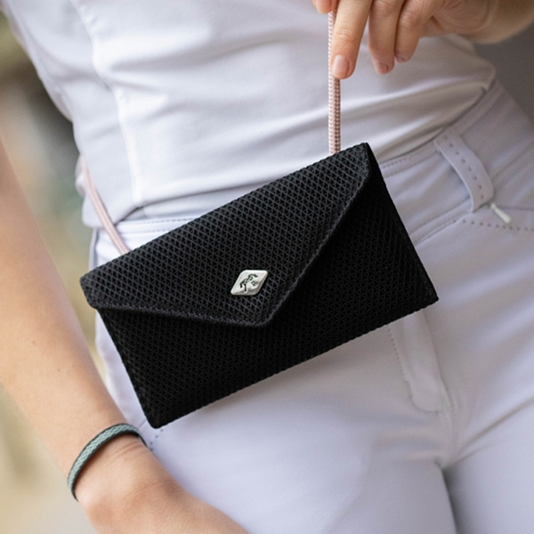 Penelope Phone Pocket Mesh Black