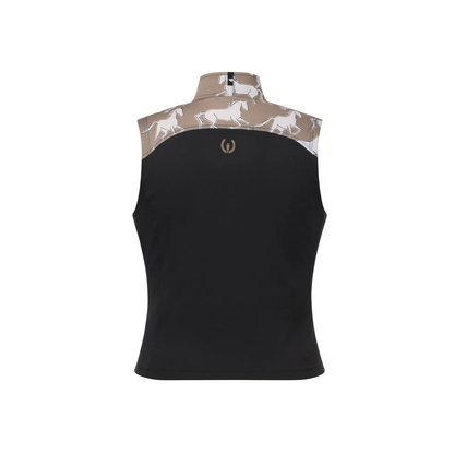 Print Mix Sleeveless Riding Top