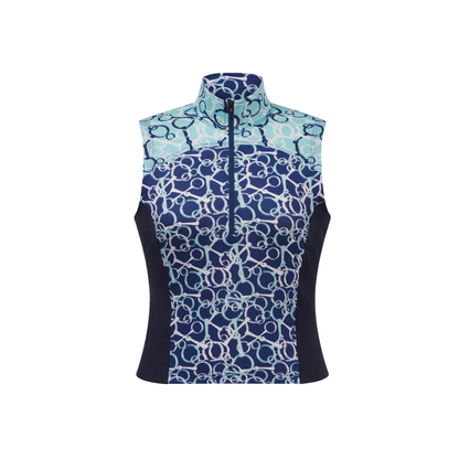 Print Mix Sleeveless Riding Top