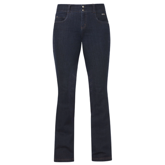 Stretch Denim Tall Silicone Knee Patch Bootcut Riding Pant
