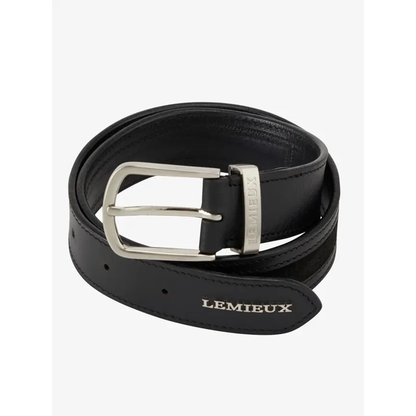 Suede Insert Belt Black